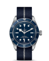 Tudor Black Bay Fifty-Eight 39 mm steel case, Blue fabric strap (watches)